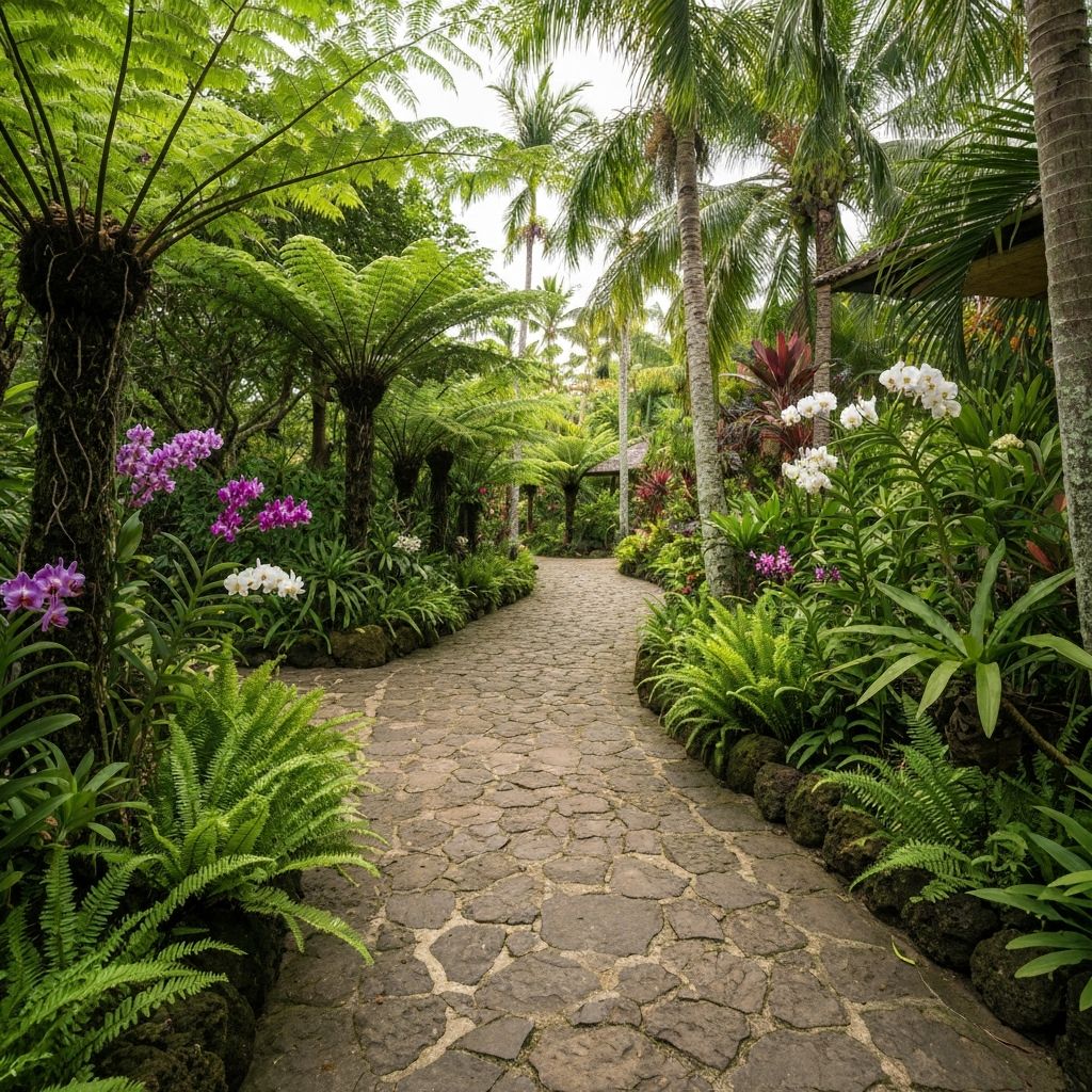Beautiful garden pathway design